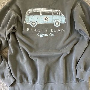 Beachy Bean Coffee Seagrove Florida Sweatshirt
